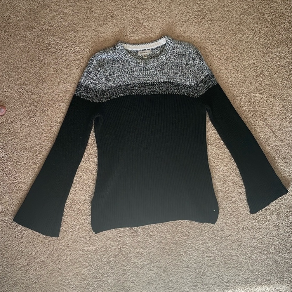 Calvin Klein Jeans tunic length bell sleeve cotton sweater, size Medium